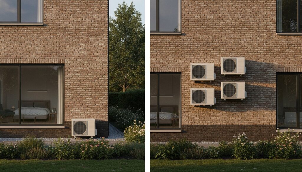 Single split vs multi split airco: welke opstelling past bij jouw woning?