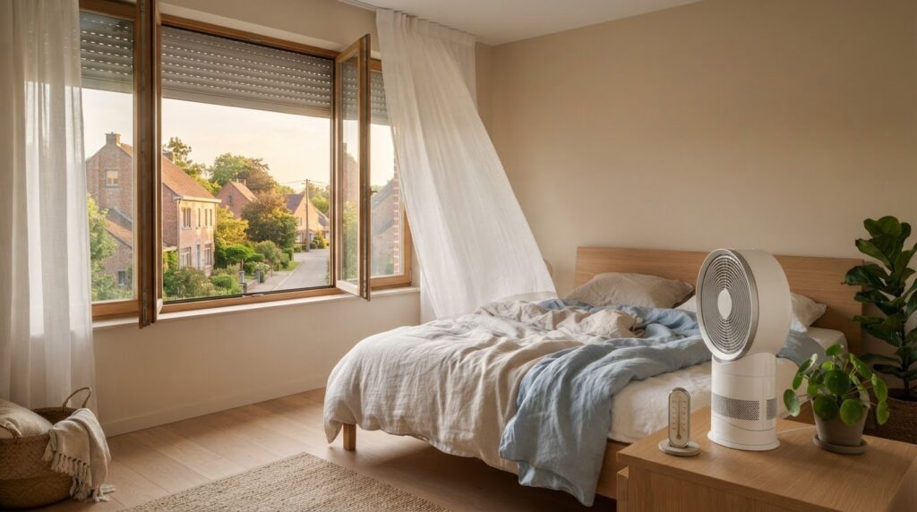 Oplossing voor een te warme slaapkamer: wat helpt echt?